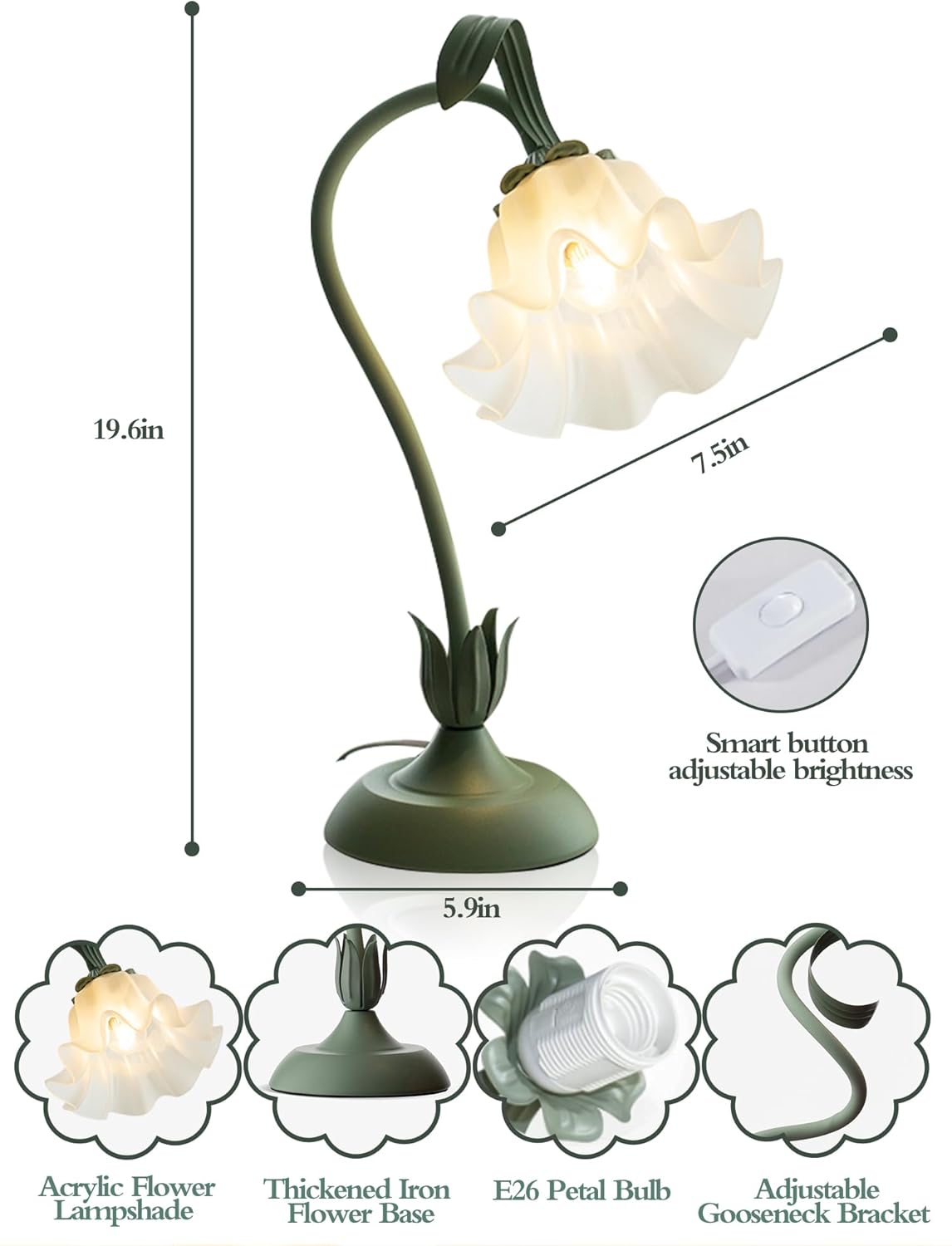 e26 bulb base with energy-efficient led
