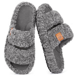 EverFoams Memory Foam House Shoes – Backyard and Porch Slippers, Durable Outsole for Short Outdoor Trips