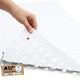 35" x 16" (Rectangular) - White (Opaque) - 1