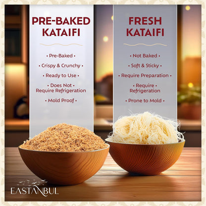 Eastanbul Baked Kadayif Pastry – Thoughtful Foodie Gift for Dessert Lovers Exploring Turkish and Middle Eastern Recipes