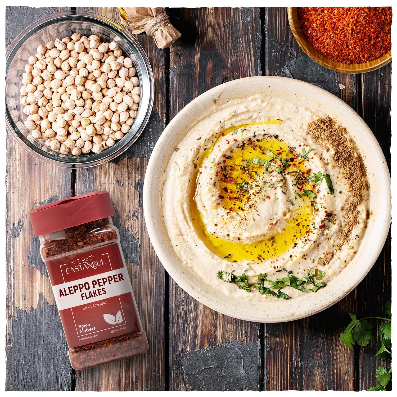 Eastanbul Pul Biber Crushed Chili – Patio Cooking Essential for Burgers, Kebabs, and Grilled Fish