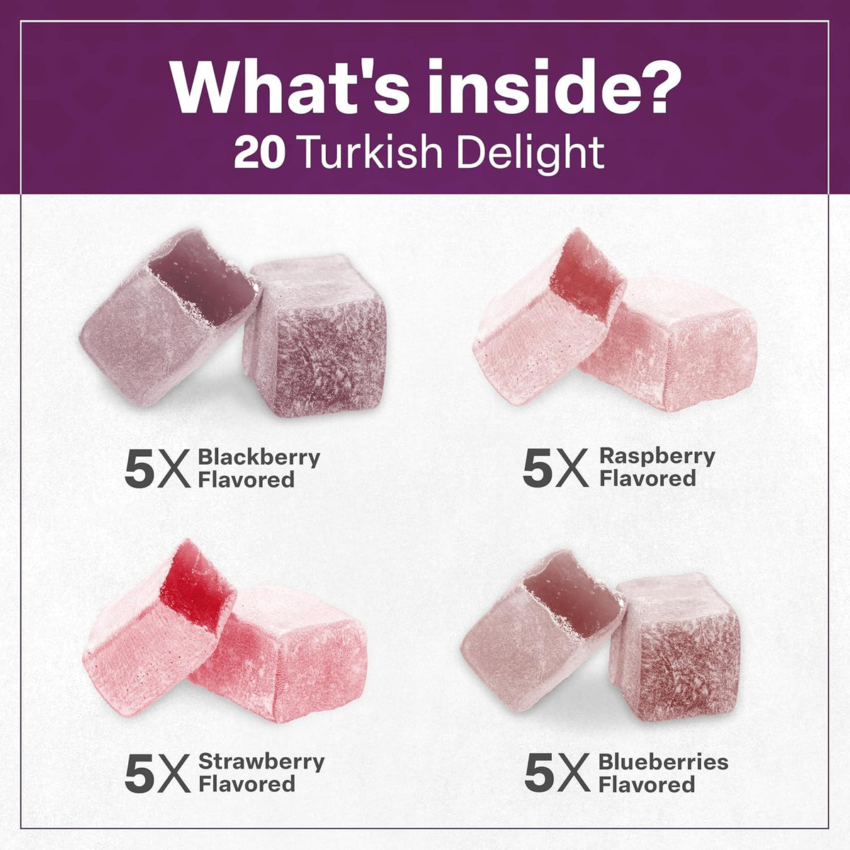 Eastanbul Turkish Delight Candy – Exotic International Dessert for Elevated After Dinner Service