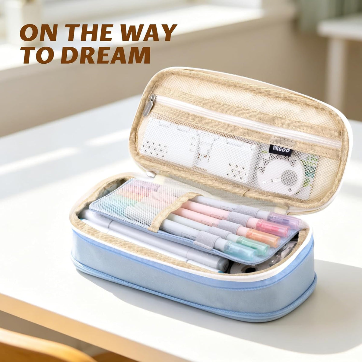 EASTHILL Unfussy Stationery Bag – Minimalist Storage for Pens, Pencils, and Small Tools