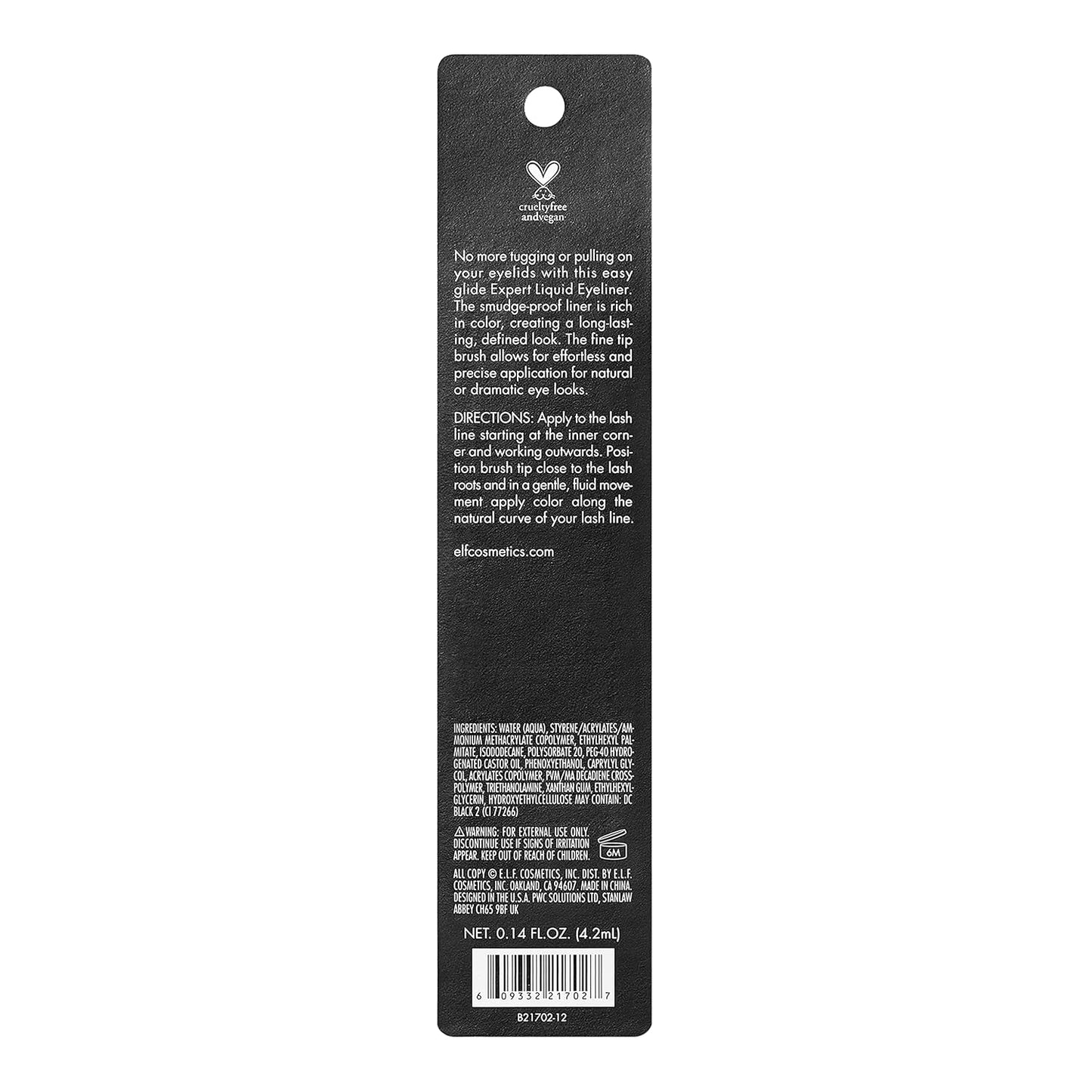 easy-glide, non-tugging formula safe for sensitive eyelids