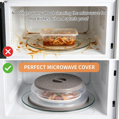 easy-grip handles for safe lift-off without burning fingers