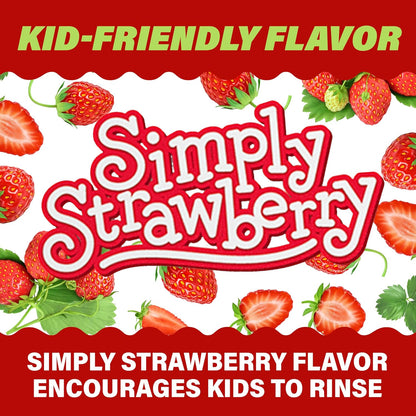 easy-squeeze kid-friendly dosing cap with included measuring cup for accurate portion control