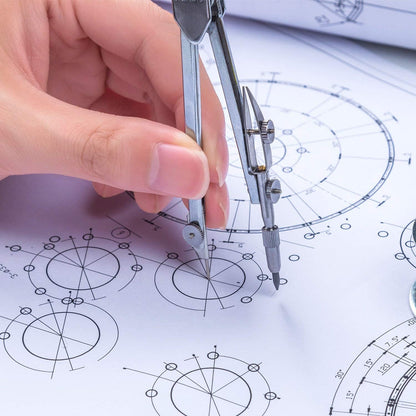EBOOT Drawing Compass Gift Set – Colorful Geometry Tools for High School and College Students