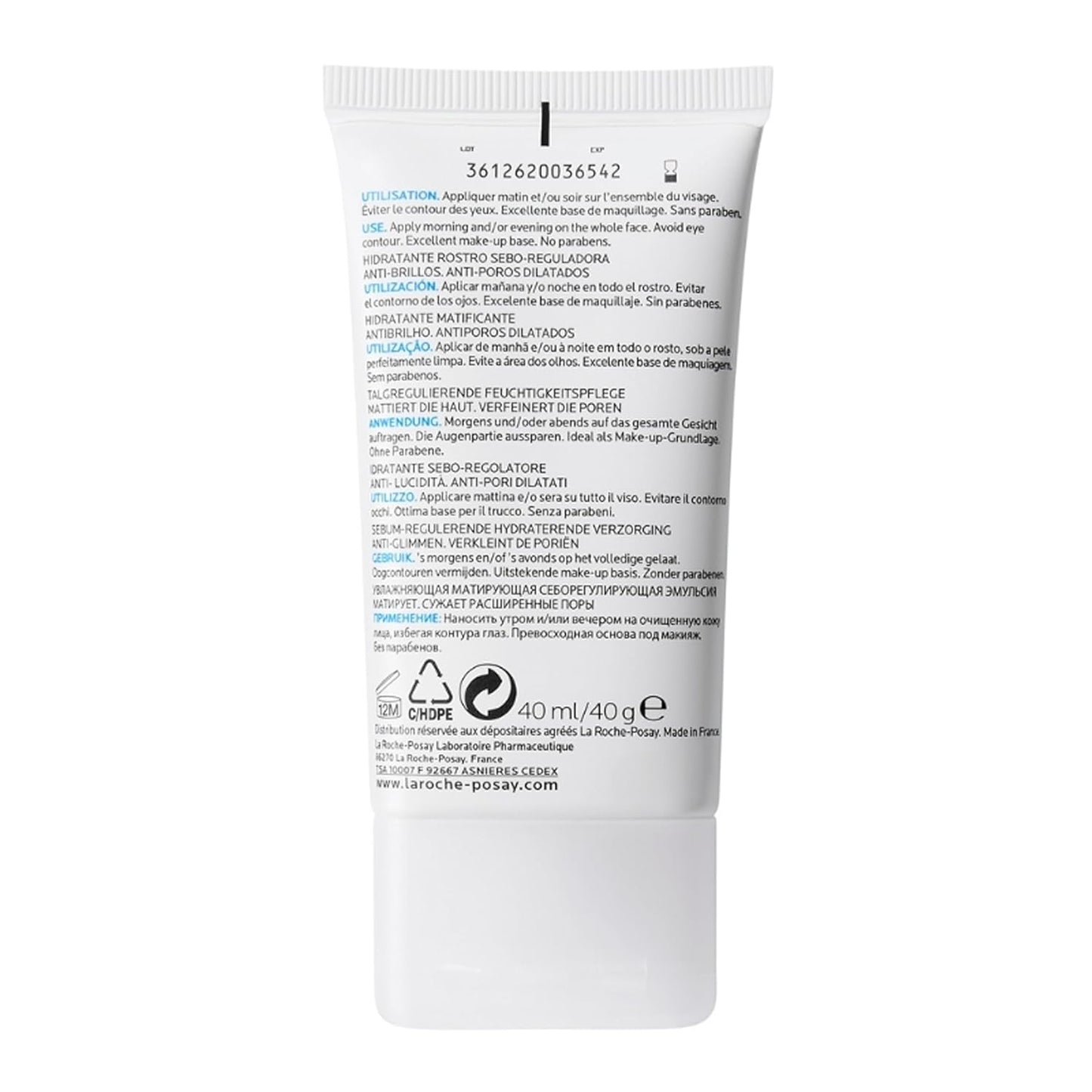 Effaclar Mat Oil-Control Moisturizer – Stay-Matte Skincare for All-Day Productivity
