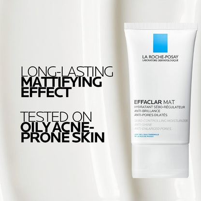 Effaclar Mat Oil-Control Moisturizer – Stay-Matte Skincare for All-Day Productivity