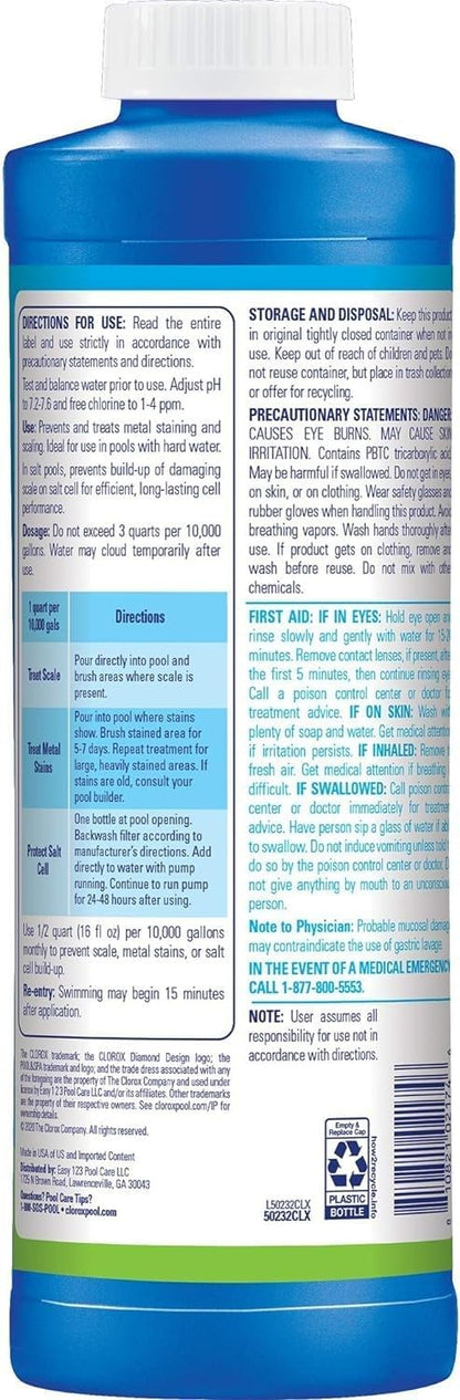 effective against iron and copper staining