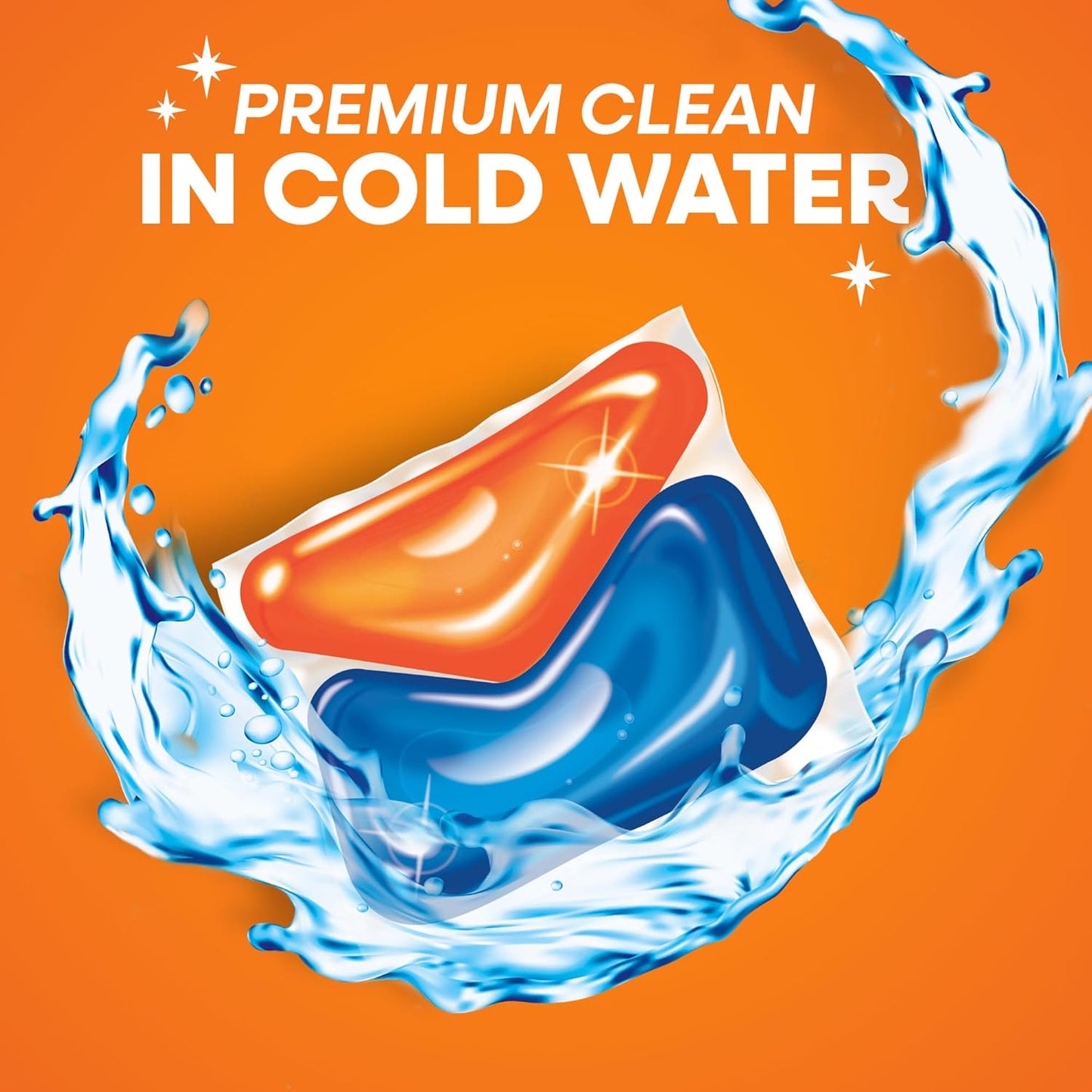 effective cleaning performance in all water temperatures including cold
