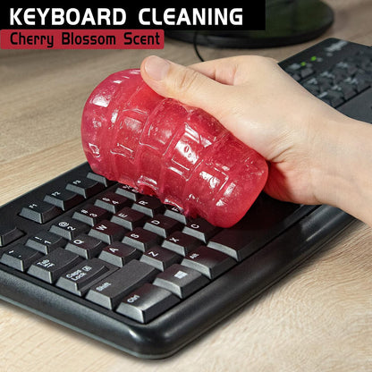 effective on hard non-porous surfaces including plastic vents, keys, and screens (not carpets or wet surfaces)