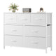 White - 11.8"D x 39.4"W x 30.1"H (7 Drawers)