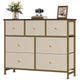 Khaki - 11.8"D x 39.4"W x 30.1"H (7 Drawers)