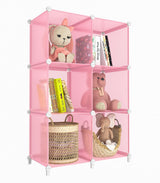 Stackble Cube Storage Organizer – Tip-Resistant Modular Storage for Children's Bedroom, 6-Cube Organizer