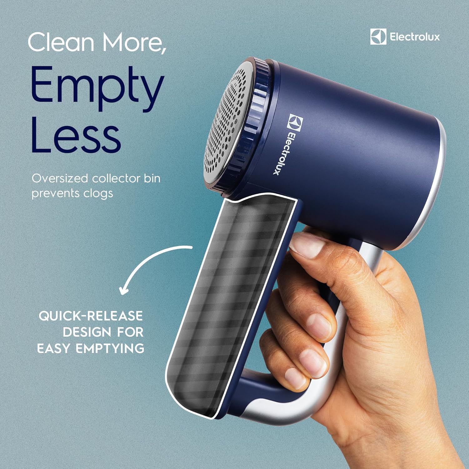 Electrolux Fabric Shaver – Living Room Refresh Essential, Stylish Lint Remover for Sofas Throws and Cushions