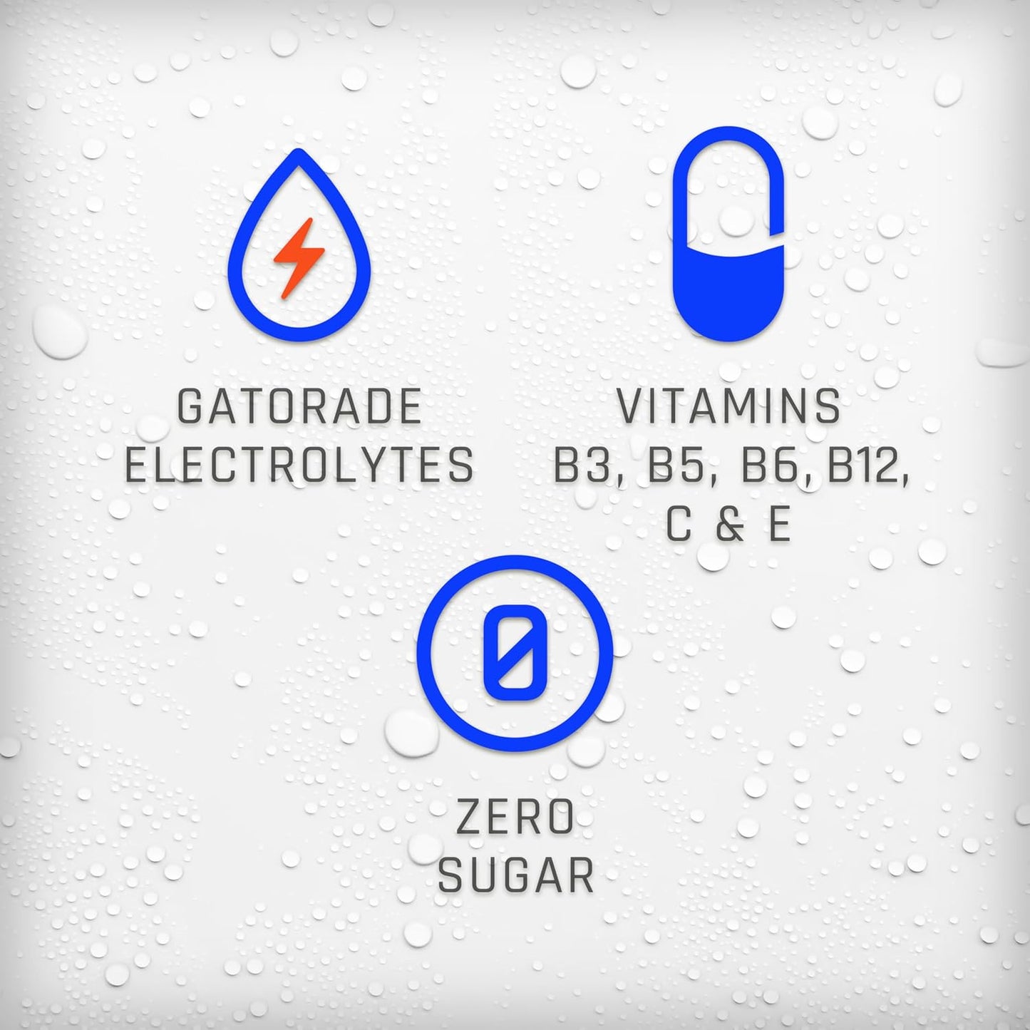 electrolyte blend designed to replace what is lost in sweat