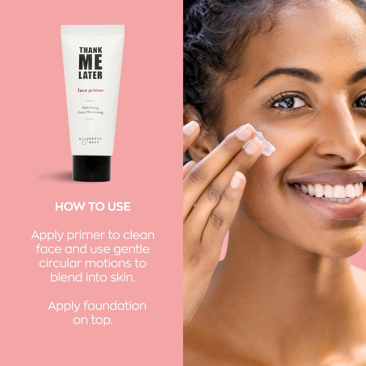 Elizabeth Mott Thank Me Later Pore Minimizer Primer – Valentine's Day Gift for the Oily-Skin Best Friend