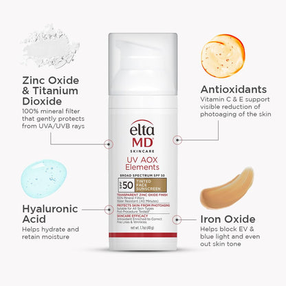 EltaMD Luxury Mineral Tinted Sunscreen SPF 50 – Elevated Daily Skincare with Patented Formula