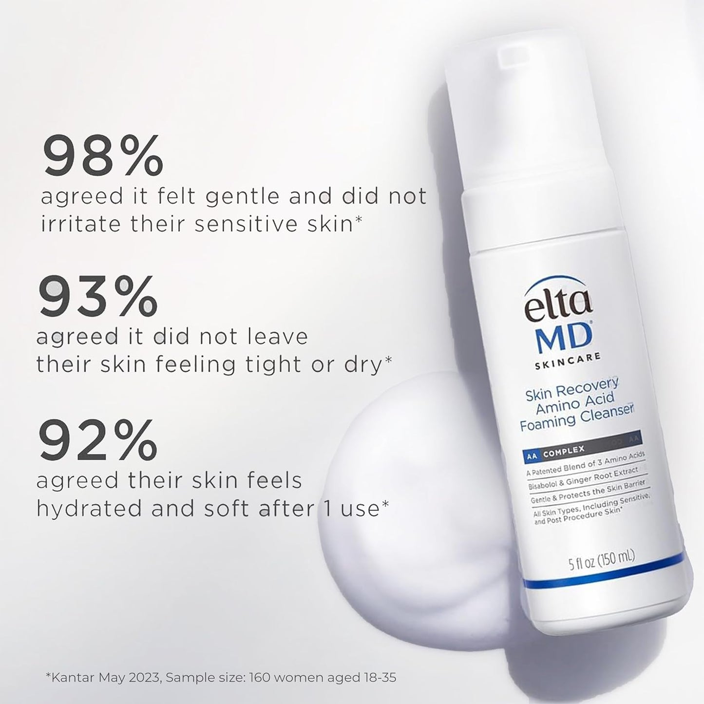 EltaMD Skin Recovery Cleanser – Essential One-Step Morning & Evening Facial Wash