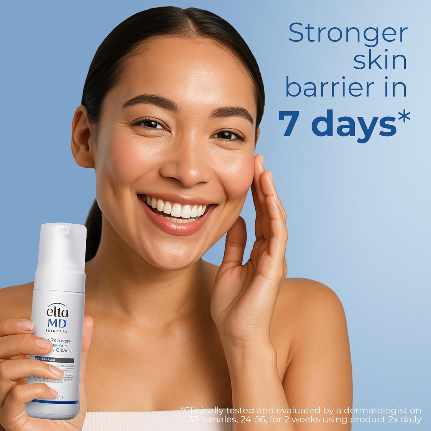 EltaMD Skin Recovery Cleanser – Essential One-Step Morning & Evening Facial Wash