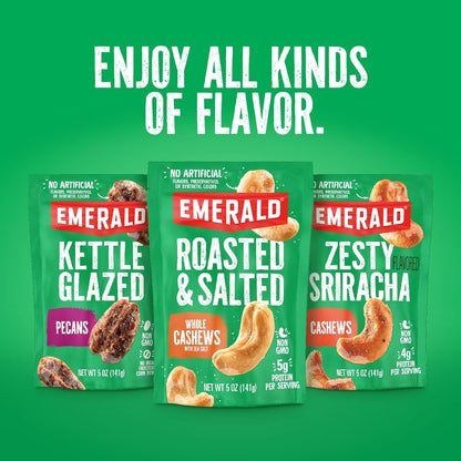 Emerald Nuts Salty Sweet Mixed Nuts – Lunchbox Snack for School and After-School