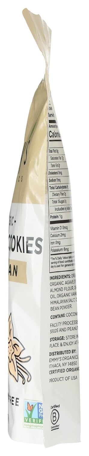 EMMYS Organic Vanilla Coconut Macaroons, 6 OZ – Allergy-Friendly Lunchbox Treat for School and Home