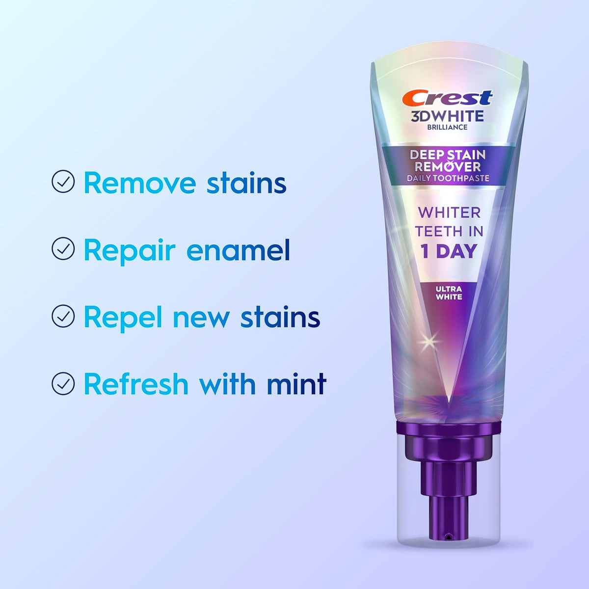 enamel-safe composition approved for everyday twice-daily brushing