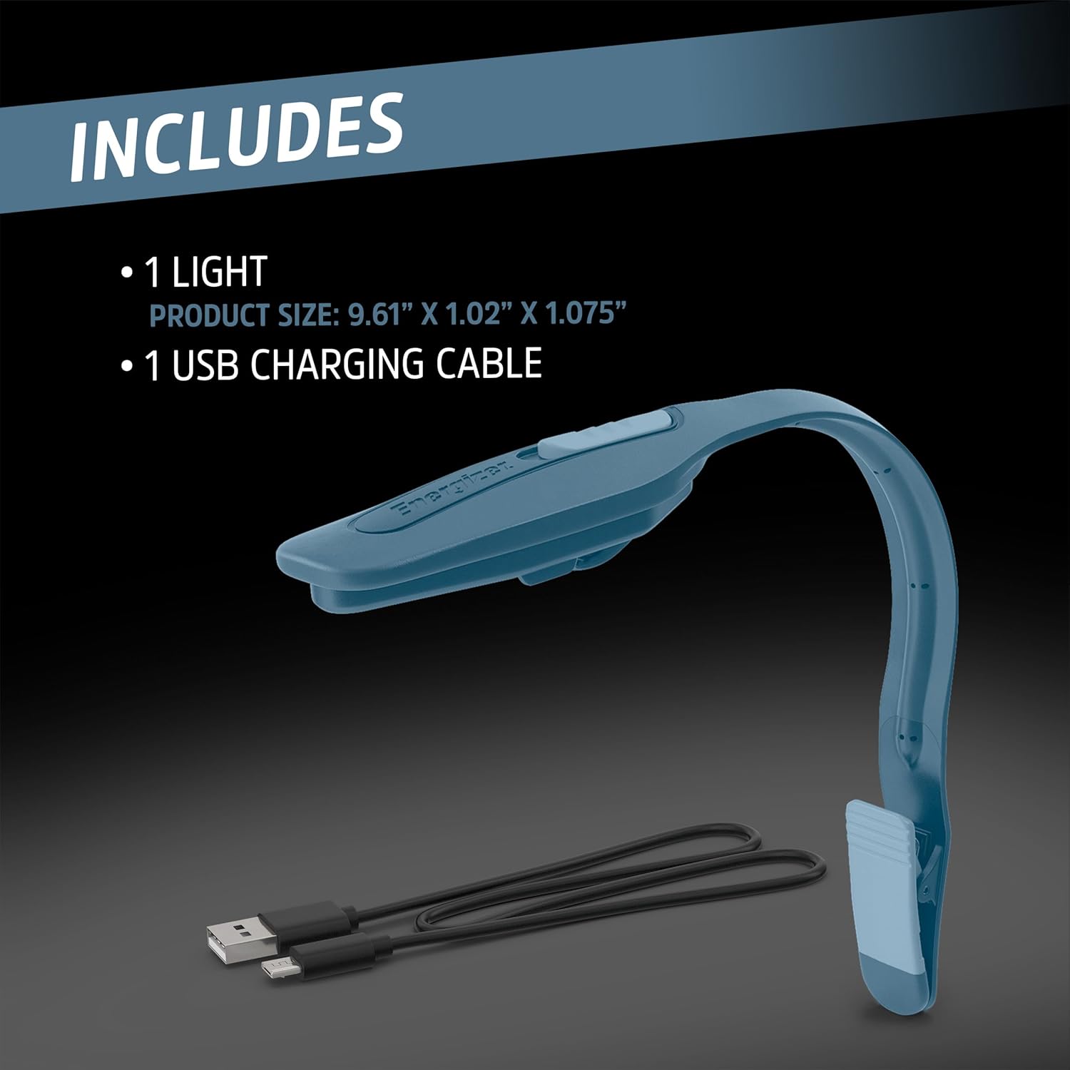 Energizer Flex-R LED Reading Light – Bedtime Wind-Down Ritual, Warm White Light to Support Healthy Sleep