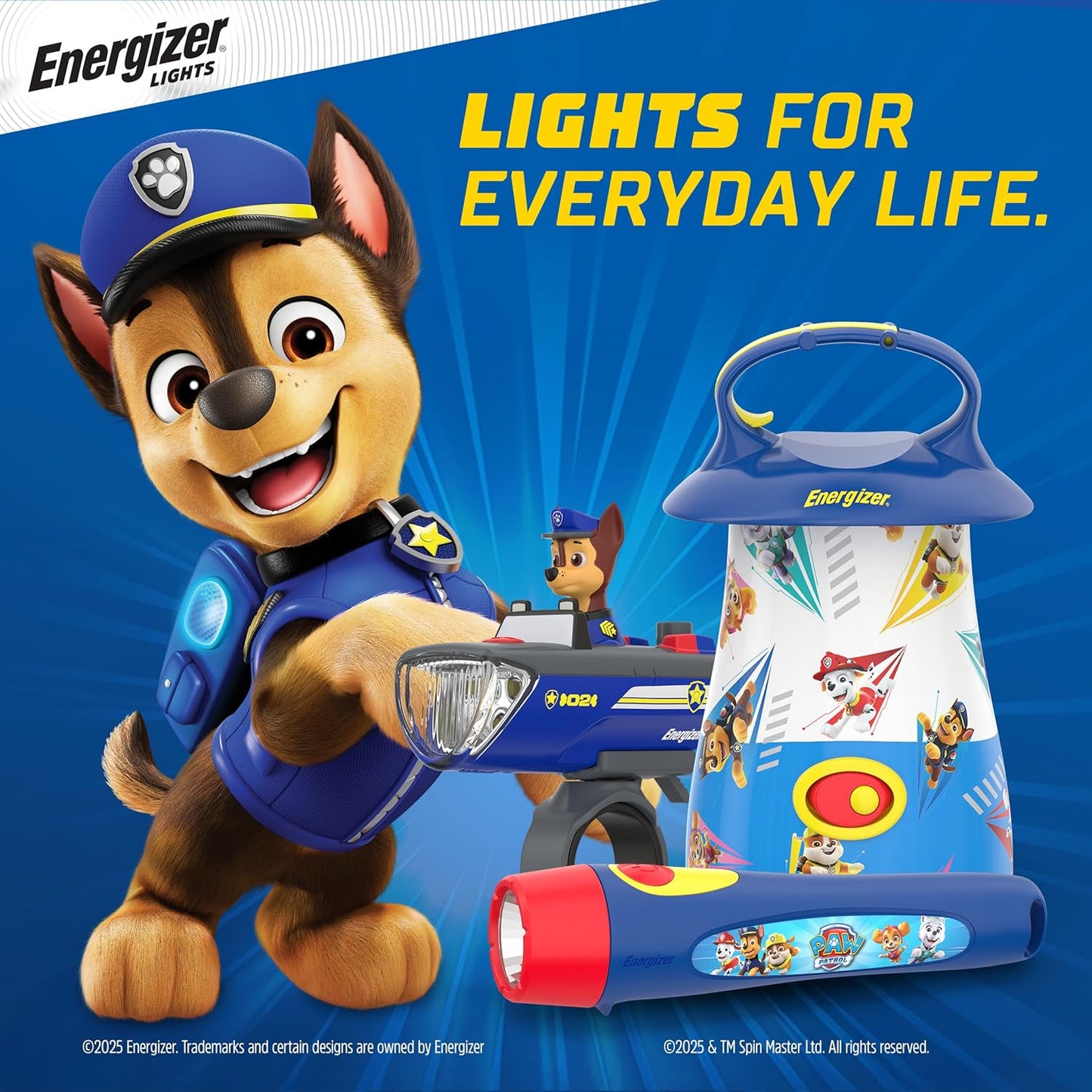 Energizer PAW Patrol Flashlight (2-Pack) – Portable LED Light for Camping, Backyard, and Tent Adventures
