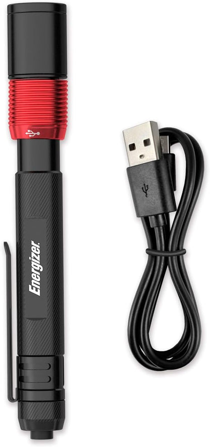 Energizer X400 USB Flashlight for Storm Preparedness, Backup Light for Reading Utility Meters in the Dark