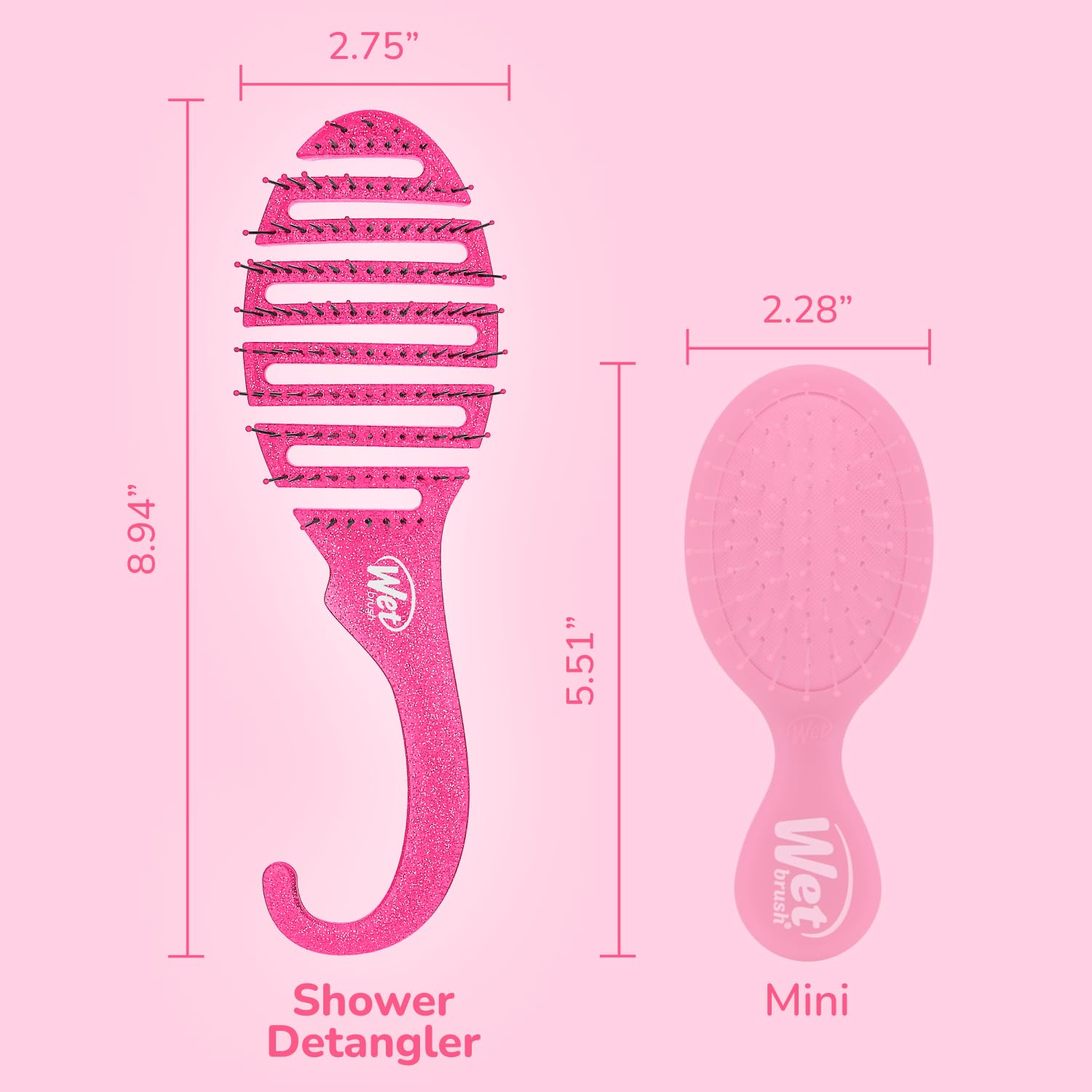 engineered for 55% reduced hair breakage vs. standard brushes