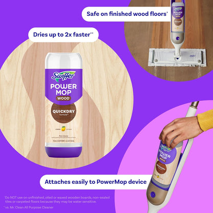 engineered specifically for finished wood and sealed hard floors