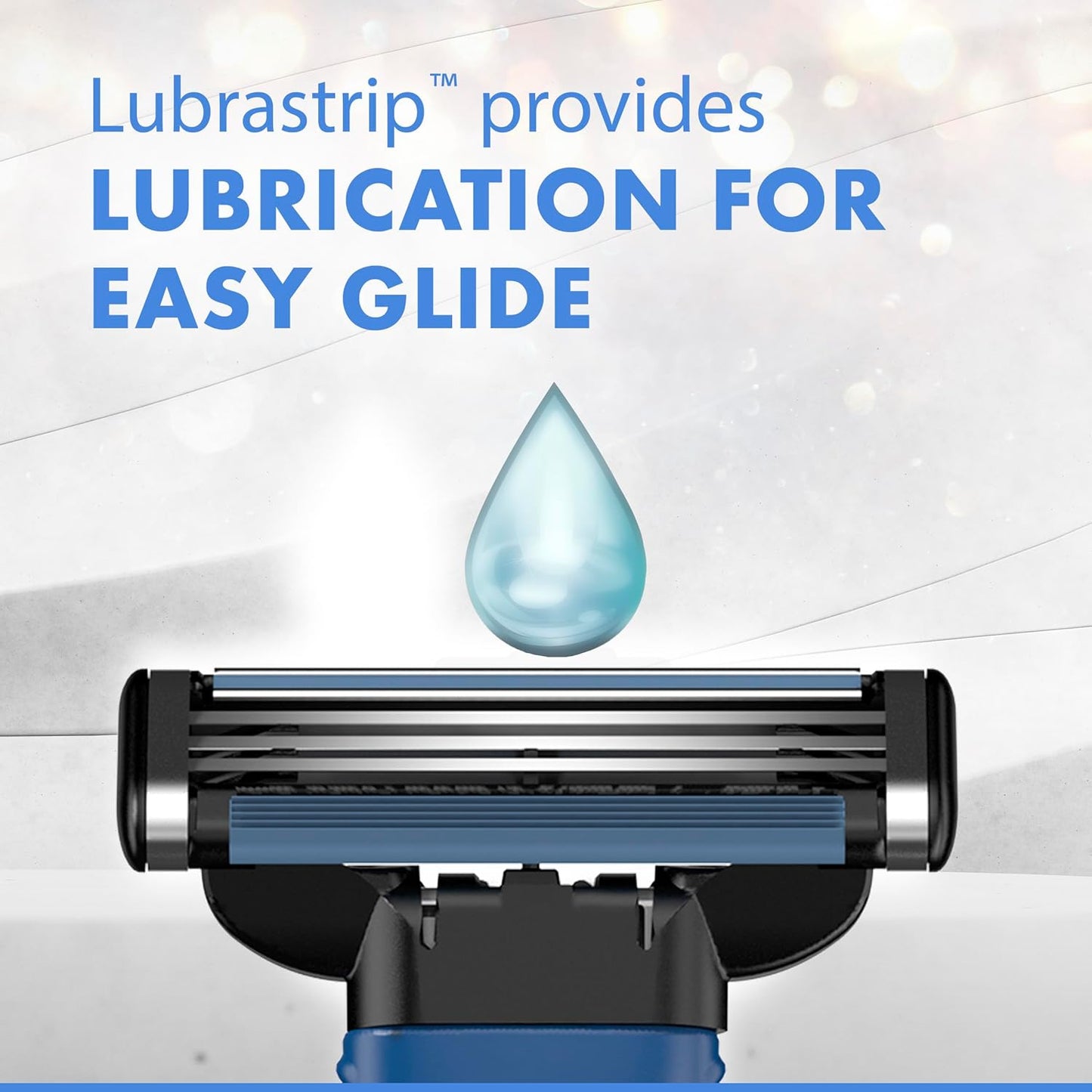 enhanced lubrastrip that releases glide agents during the shave