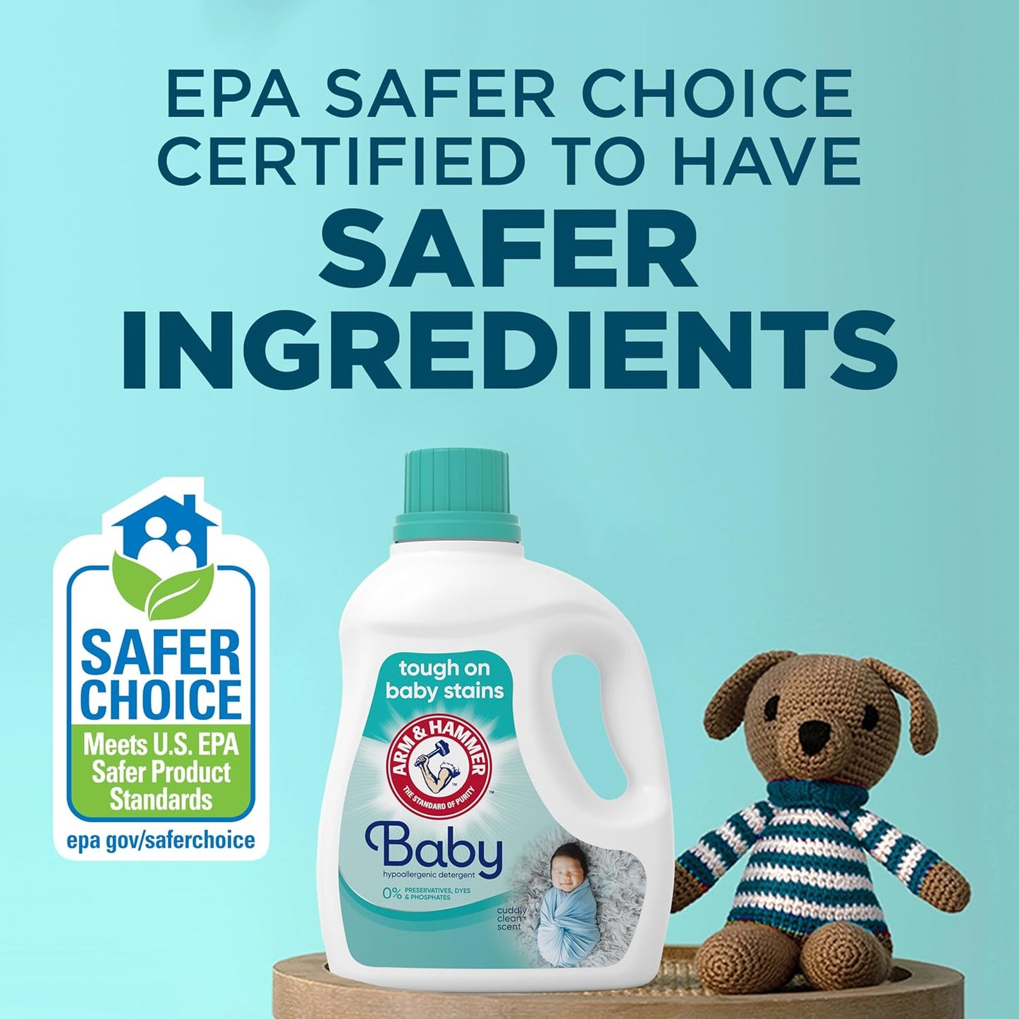 epa safer choice certified, free from unnecessary and harsh chemicals