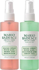 Mario Badescu Facial Spray with Aloe, Herbs and Rose Water – Nightly Wind-Down Toner Mist for Restorative Skin Rituals