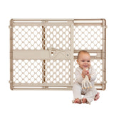 Toddleroo by North States Supergate Ergo Baby Gate – Pressure-Mounted Stair Gate with Secure Door Sockets for Extra Hold