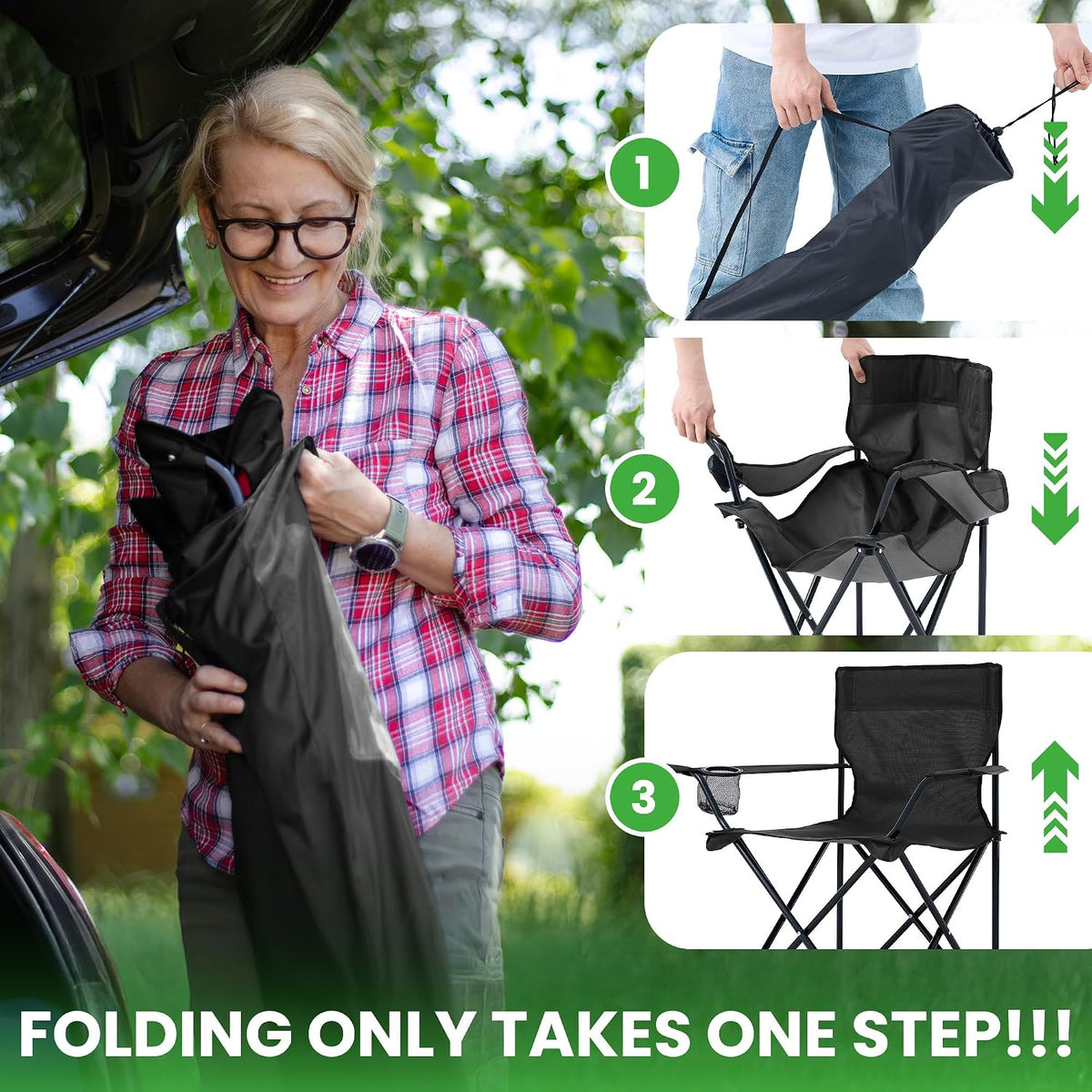 ergonomic 17.5 inch seat height with solid backrest for adult comfort