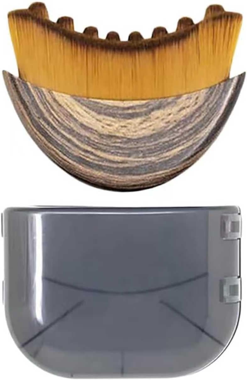 ergonomic contour shape engineered to fit facial curves and reach key lymph nodes