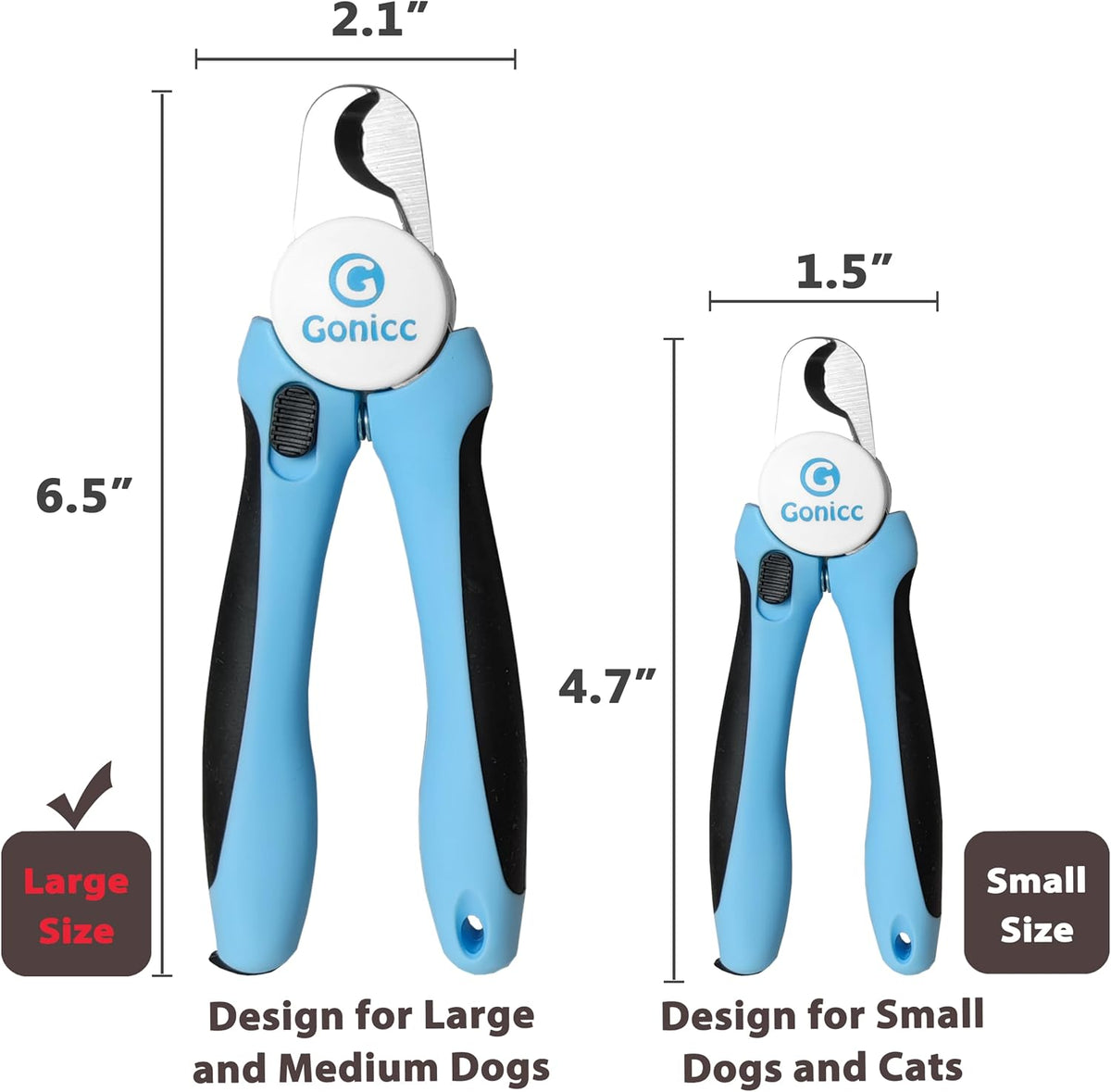 ergonomic contoured non-slip grip handles to prevent slips and hand fatigue