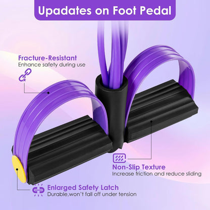 ergonomic foam-padded handles for secure, comfortable grip