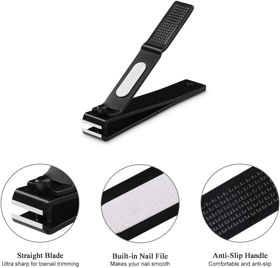 ergonomically designed slightly longer handles with textured lever grips