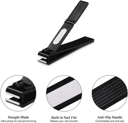 ergonomically designed slightly longer handles with textured lever grips