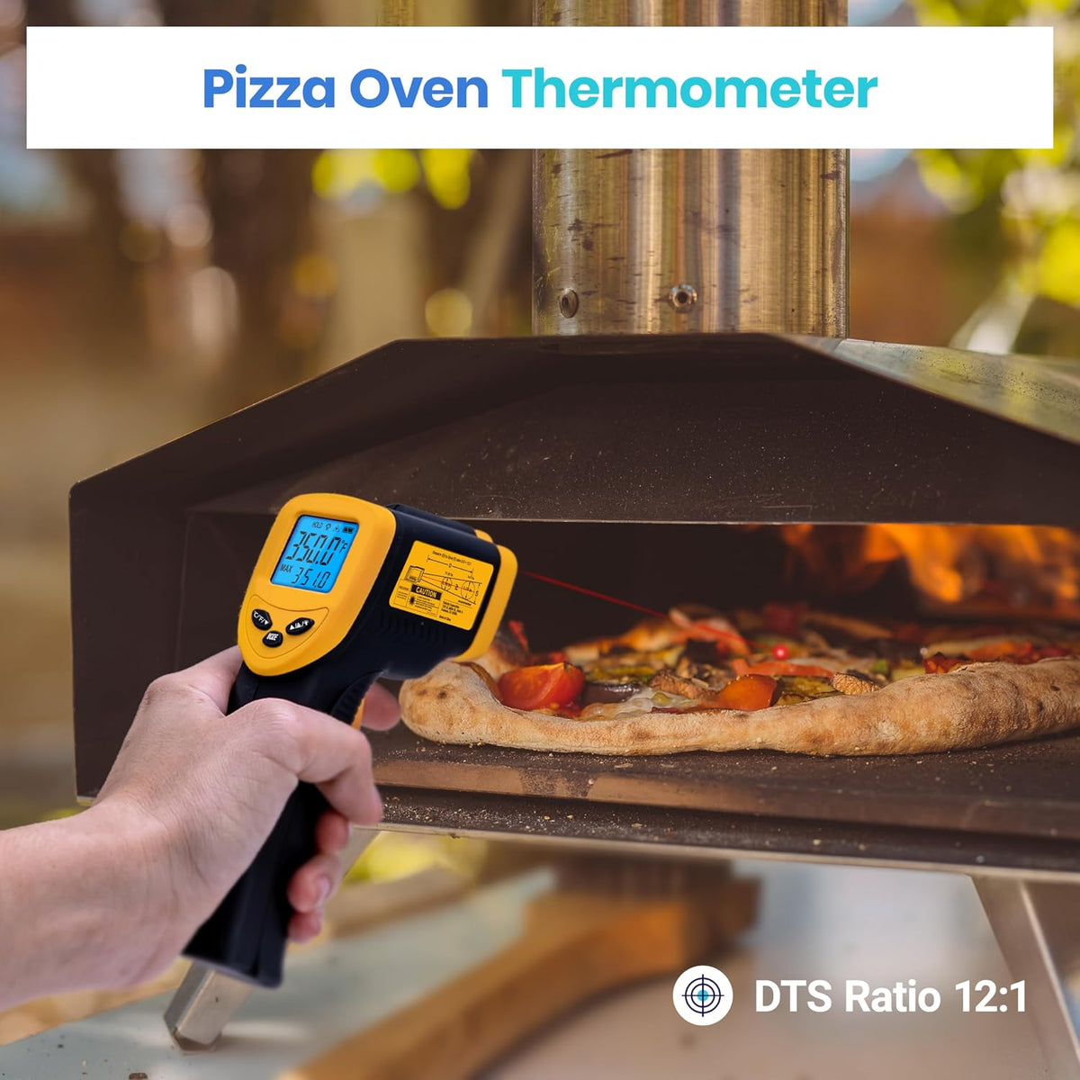 Etekcity Infrared Thermometer Laser Temperature Gun 774 to Keep Hands Away from Hot Grill Grates and Burners