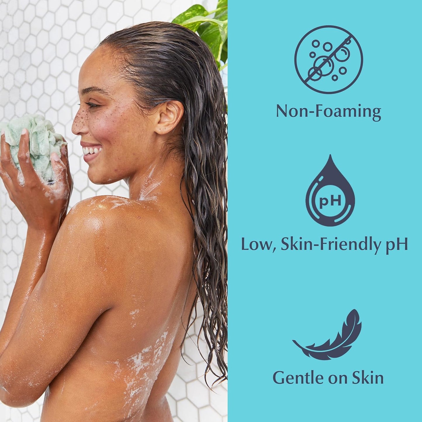 Eucerin Advanced Repair Cleanser – Gentle Body and Face Wash for Evening Self-Care Routine