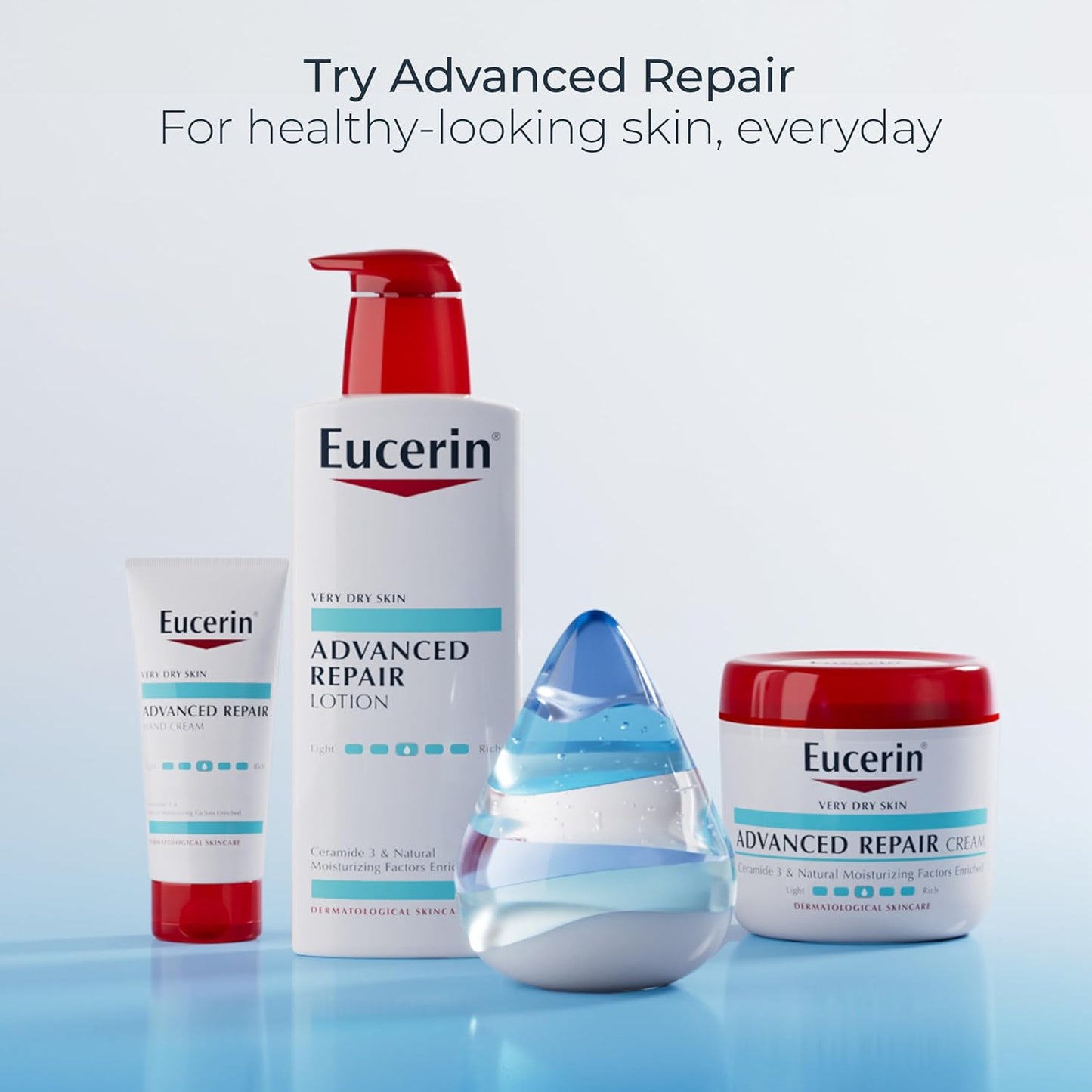 Eucerin Advanced Repair Lotion – Essential Dry Skin Care, Minimal Ingredients, Maximum Results