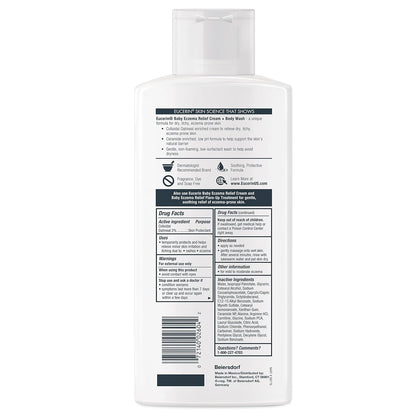 Eucerin Baby Eczema Relief Cream Body Wash – Uncluttered Skincare for Eczema-Prone Babies