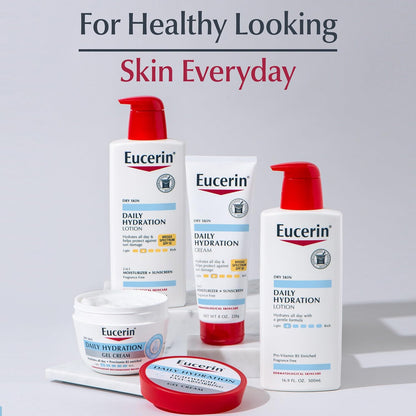 Eucerin Daily Hydration Body Cream with SPF 30 – Self-Care Sun Protection Ritual for Sensitive Skin, 8 Oz