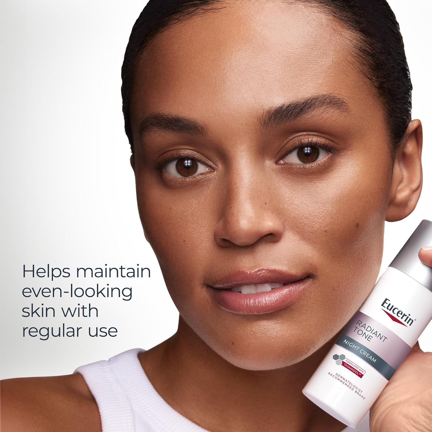 Eucerin Dark Spot Night Treatment – Minimalist Formula with Thiamidol, One-Step Skin Tone Solution