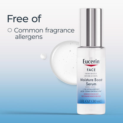 Eucerin Immersive Hydration Smoothing Face Serum – Mindful Morning Hydration Ritual for the Bathroom Counter